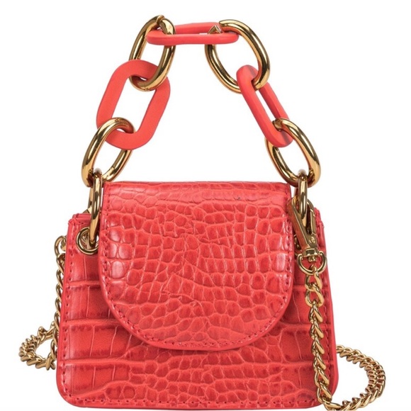 Handbags - Melie Bianco Bella Micro Vegan Leather
Croco Crossbody